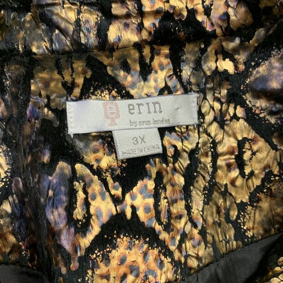 Erin London Womens 3X NWT Jacket Buttons Style - Picture 6 of 7